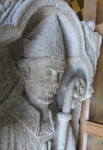 St Davids - St Davids Cathedral bishop Anselm 1231-47